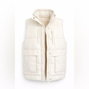 Max Studio London Cream Vest NWT $188 size Large